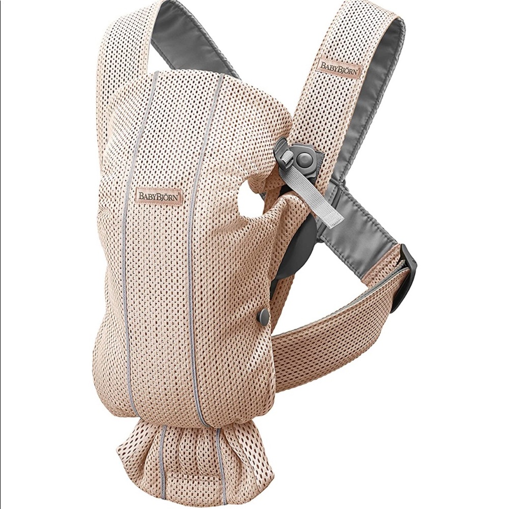 BABYBJÖRN Baby Carrier Mini, 3D Mesh, Pearly Pink